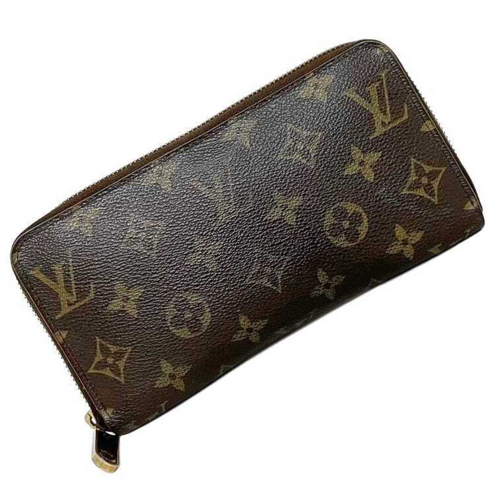 Louis Vuitton Zippy Wallet Brown Monogram Canvas Round Zipper All over LV